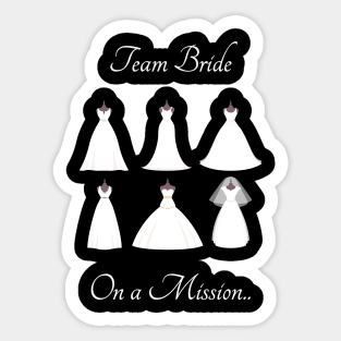 Team Bride Sticker